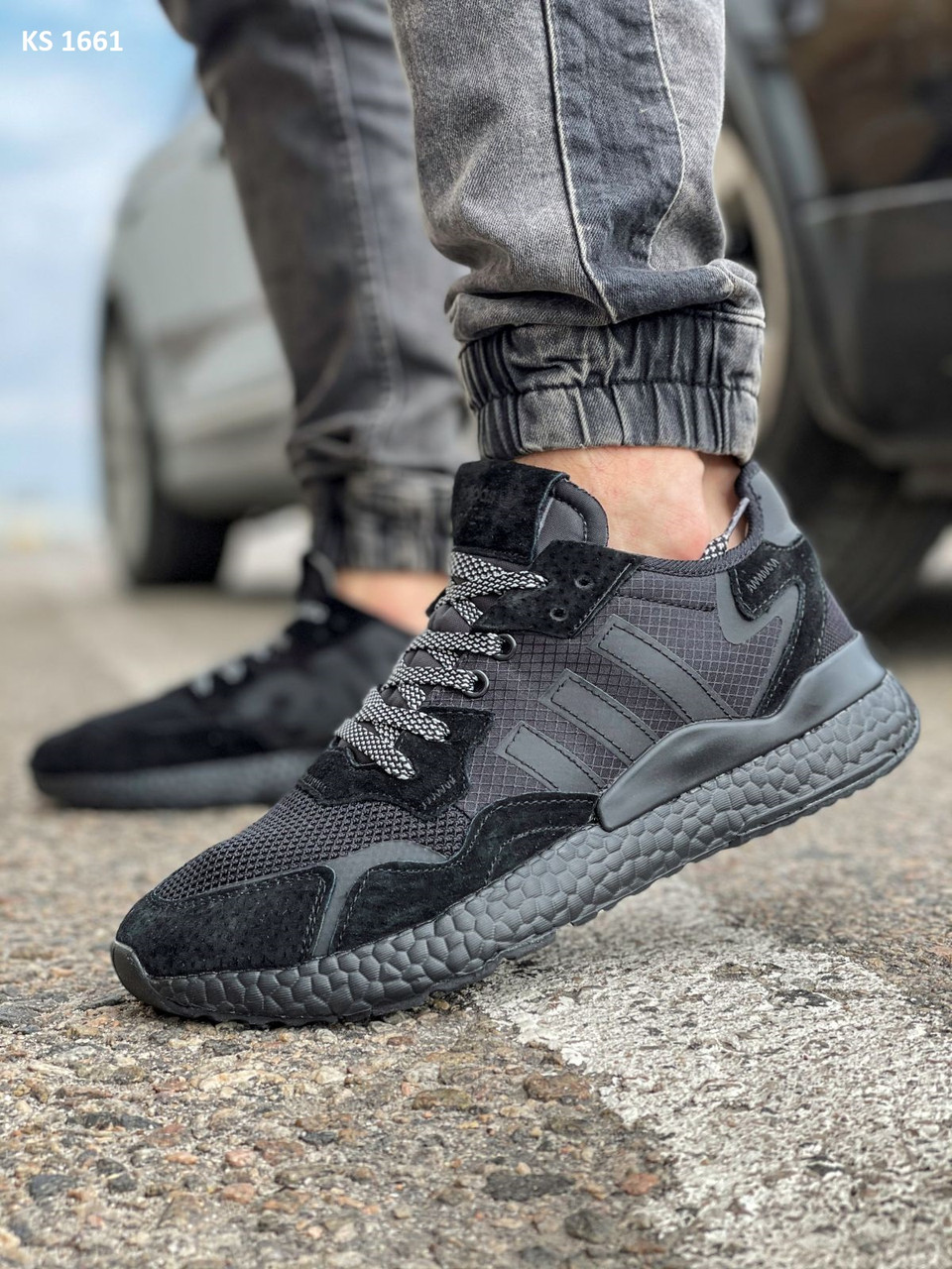 Купить Мужские кроссовки Adidas Nite Jogger Boost 3M, цена 1680 ...
