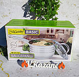 Сотейник ківш із неіржавкої сталі з кришкою 2.1 л Maestro MR-3513-16S Ківш неіржавка індукційне дно, фото 6