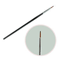 Кисть для рисования черна ручка пластик1# (кисточки для рисования, кисточки для моделирования, маникюрные)