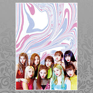 Плакат А4 K-Pop Twice