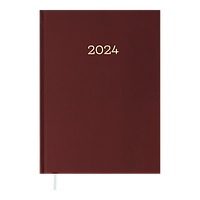 Щоденник датований 2024 BM.2160-13 MONOCHROME А5 бордовий (10)