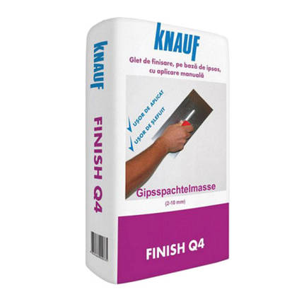 Шпаклівка KNAUF HP Finish Q4 (Кнауф Фініш Q4), гіпсова, 25 кг, фото 1