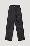 Утеплені жіночі стьобані штани Finn Flare FWB11071-200 чорні L, фото 6