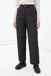 Утеплені жіночі стьобані штани Finn Flare FWB11071-200 чорні L