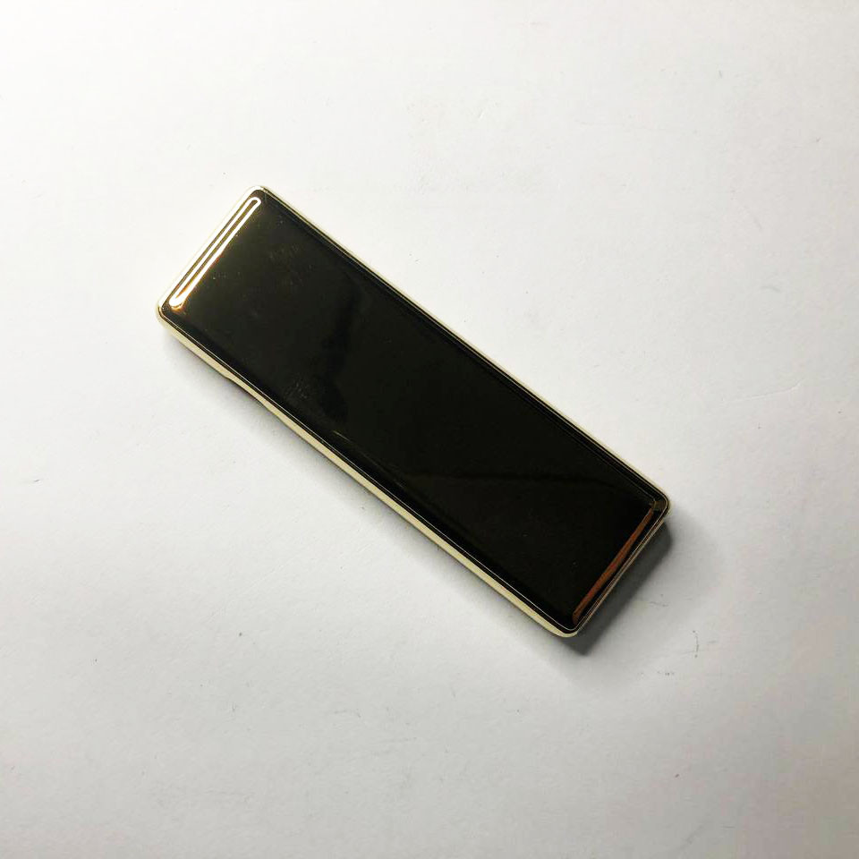 USB зажигалка в подарочной упаковке с двумя спиралями накаливания. WZ-862 Цвет: золотой - фото 1 - id-p1974814058