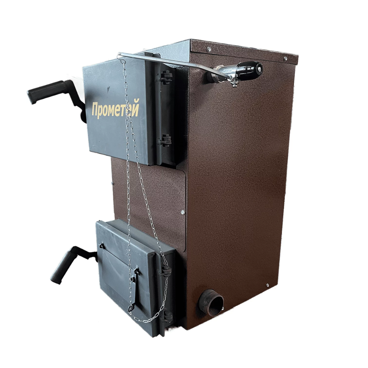 15 кВт Класичний котел з  плитою 3 мм сталь Прометей Эконом, фото 1