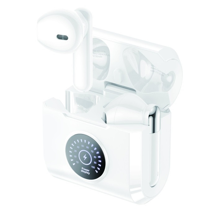 Бездротові навушники з мікрофоном в кейсі XO X18 Білий, фото 1