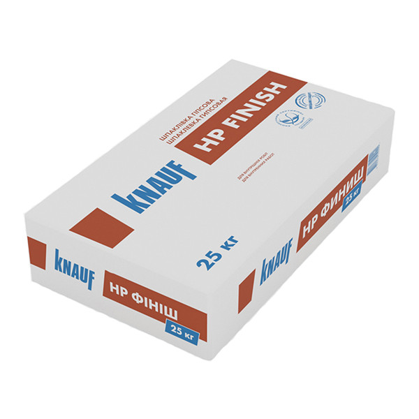 Шпаклівка KNAUF HP Finish (Кнауф Фініш), гіпсова, 25 кг