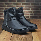 Чоловічі теплі зимові стильні черевики  з натуральної шкіри Philipp Plein model-UGP, фото 7