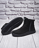 Чоловічі теплі зимові стильні черевики  з натуральної шкіри Philipp Plein model-UGP, фото 3