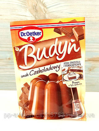 Суміш для приготування пудингу зі смаком шоколаду Dr. Oetker Budyn 40 г Польща