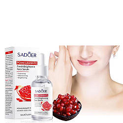 Сироватка для обличчя із гранатом SADOER Pomegranate Fresh Brightening Face Serum, 30 ml