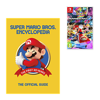 Набор Артбук Super Mario Encyclopedia: The Official Guide to the First 30 Years Nintendo + Игра Switch Mario