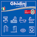 Сифон малогабаритний для умивальника/біде пластиковий з гнучкою трубою LUNA з випуском Ø 32х1 1/4" Ghidini 359, фото 6