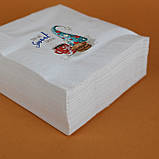 Серветка новорічна Декоративна 40*40 см - 10 шт Святкові паперові Різдвяні серветки "Sweet", фото 4