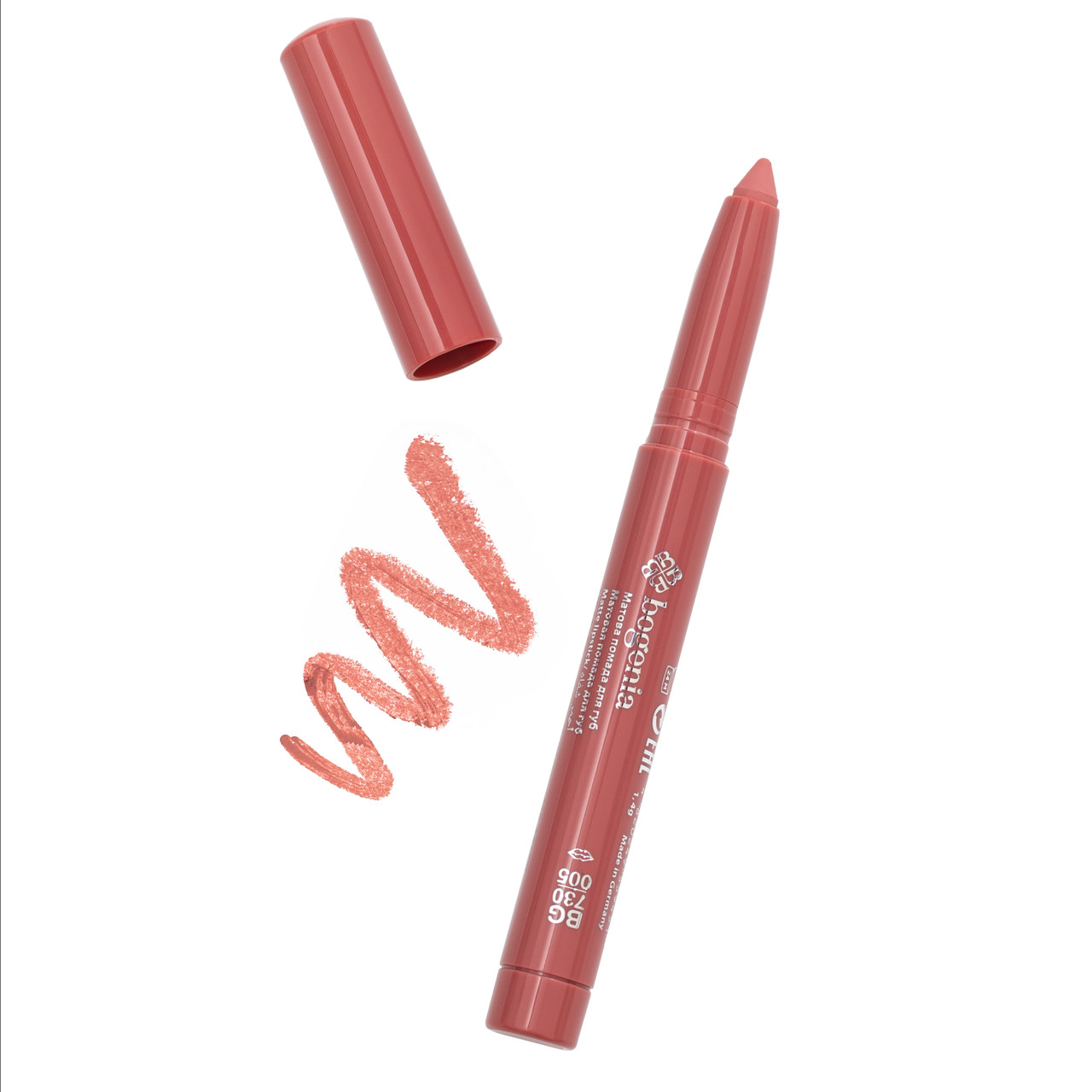 BG730 Помада-олівець для губ Bogenia, 005 Iced Coffee, фото 1