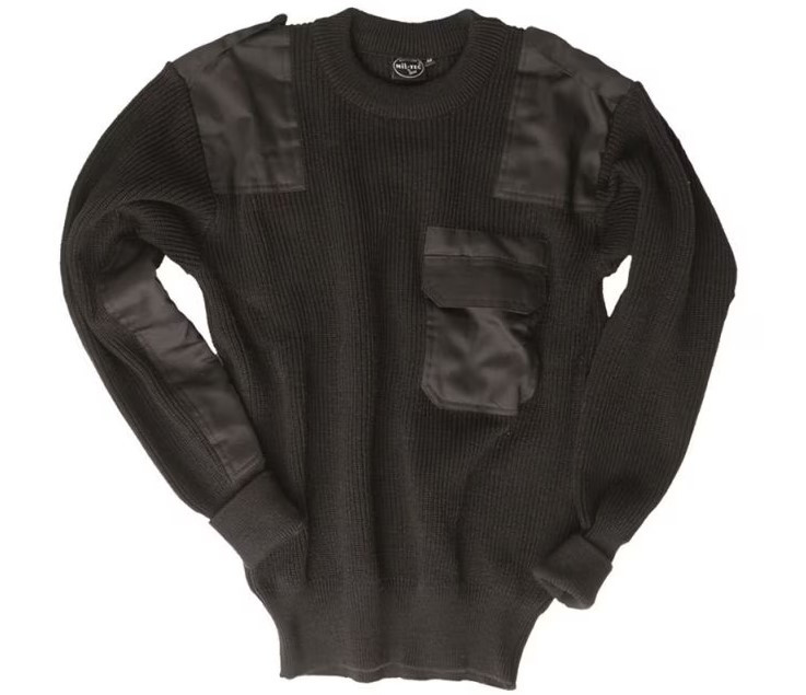Светр Mil-Tec Pullover BW Polyacryl - Black 10803002-056