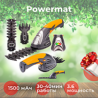 Аккумуляторный кусторез Powermat для травы PM 3.6T