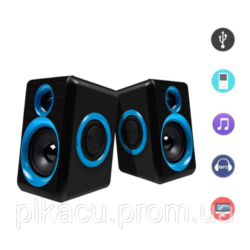 Настольный комплект акустики для ПК и ноутбука, колонки с питанием от ...