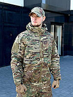 Тактический костюм мультикам COOL DRAGON зимний, Мужская теплая форма зимняя для военных multicam Rip-Stop