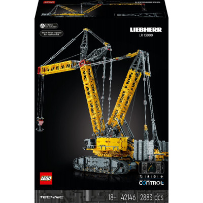Конструктор LEGO Technic Гусеничний підйомний кран Liebherr LR 13000 2883 деталі (42146)