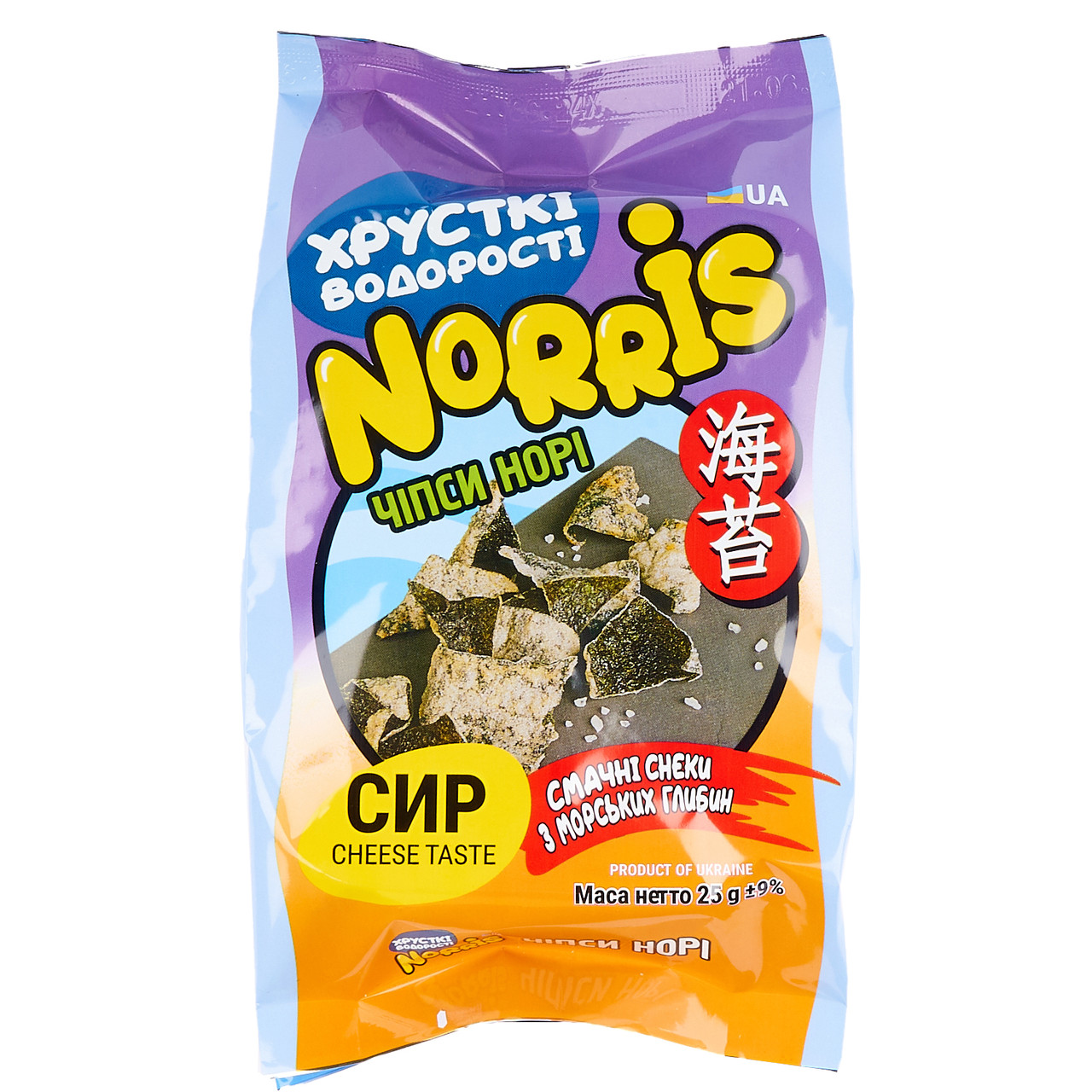 Чіпси норі з сиром  25г NORRIS, фото 1