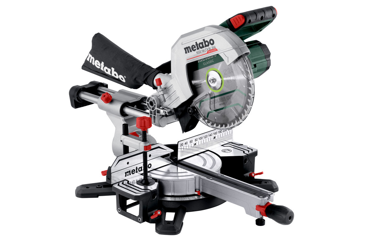 Акумуляторна торцювальна пила Metabo KGS 18 LTX BL 254 каркас. Безкоштовна доставка по Україні!