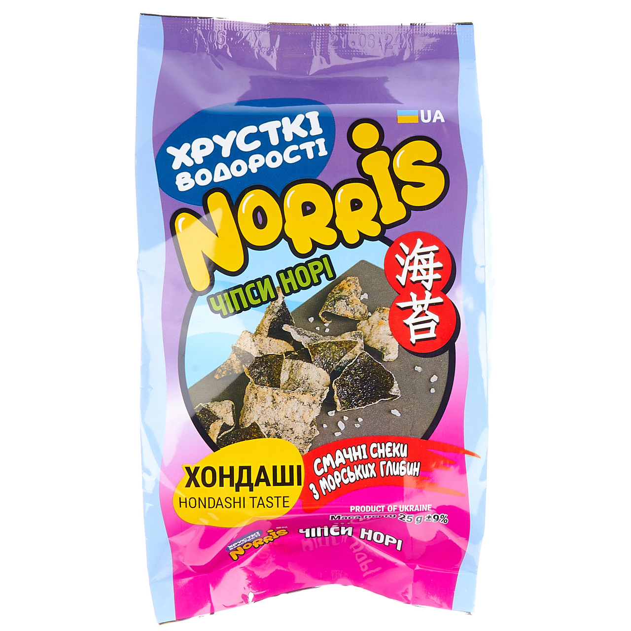 Чіпси норі з хондаші  25г NORRIS