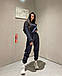 Жіночий спортивний костюм теплий «graphite», норма та ботал, фото 5