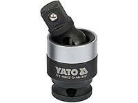 Подовжувач карданний ударний YATO: квадрат 3/8", L= 48 мм [20/100]