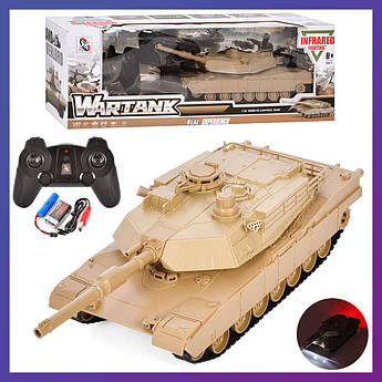 Дитячий танк на радіокеруванні CX01A світлові та звукові ефекти 33 см