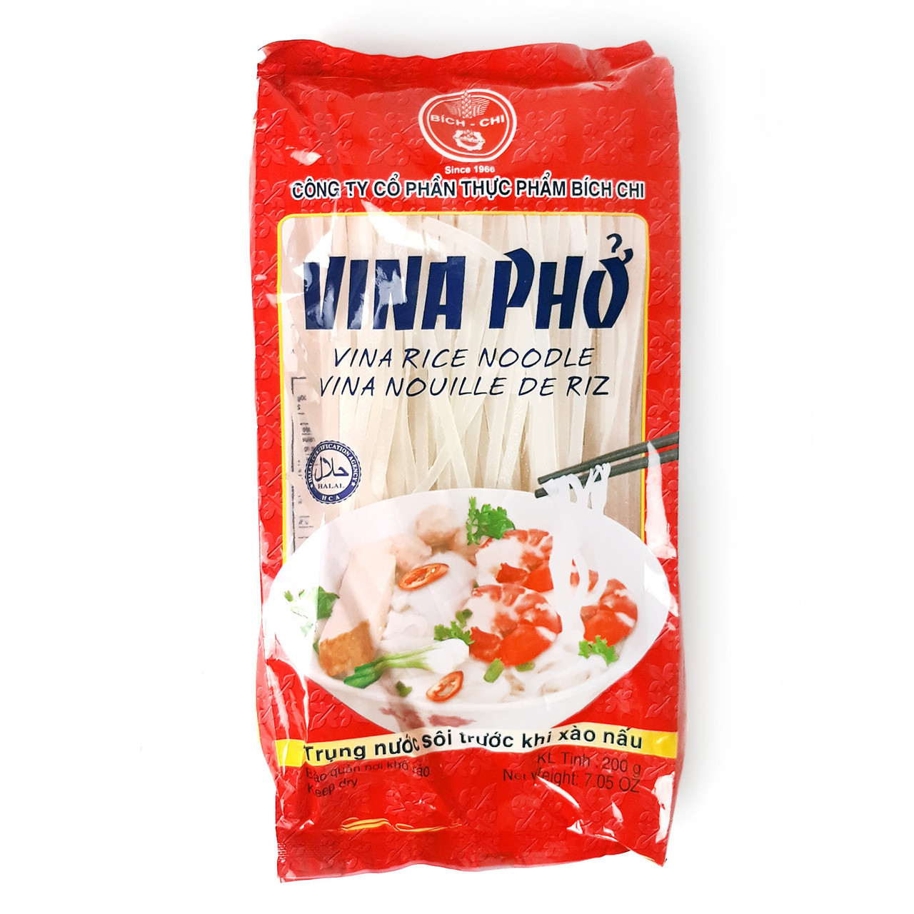 Локшина Рисова Плоска VINA PHO, 200 г