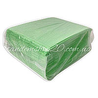 Стоматологические медицинские салфетки нагрудники 33х42 см трехслойные зеленые 50шт.