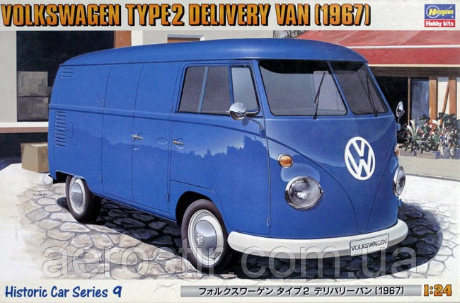 Автомобіль VOLKSWAGEN TYPE 2 DELIVERY VAN [1967] 1/24 Hasegawa 21209