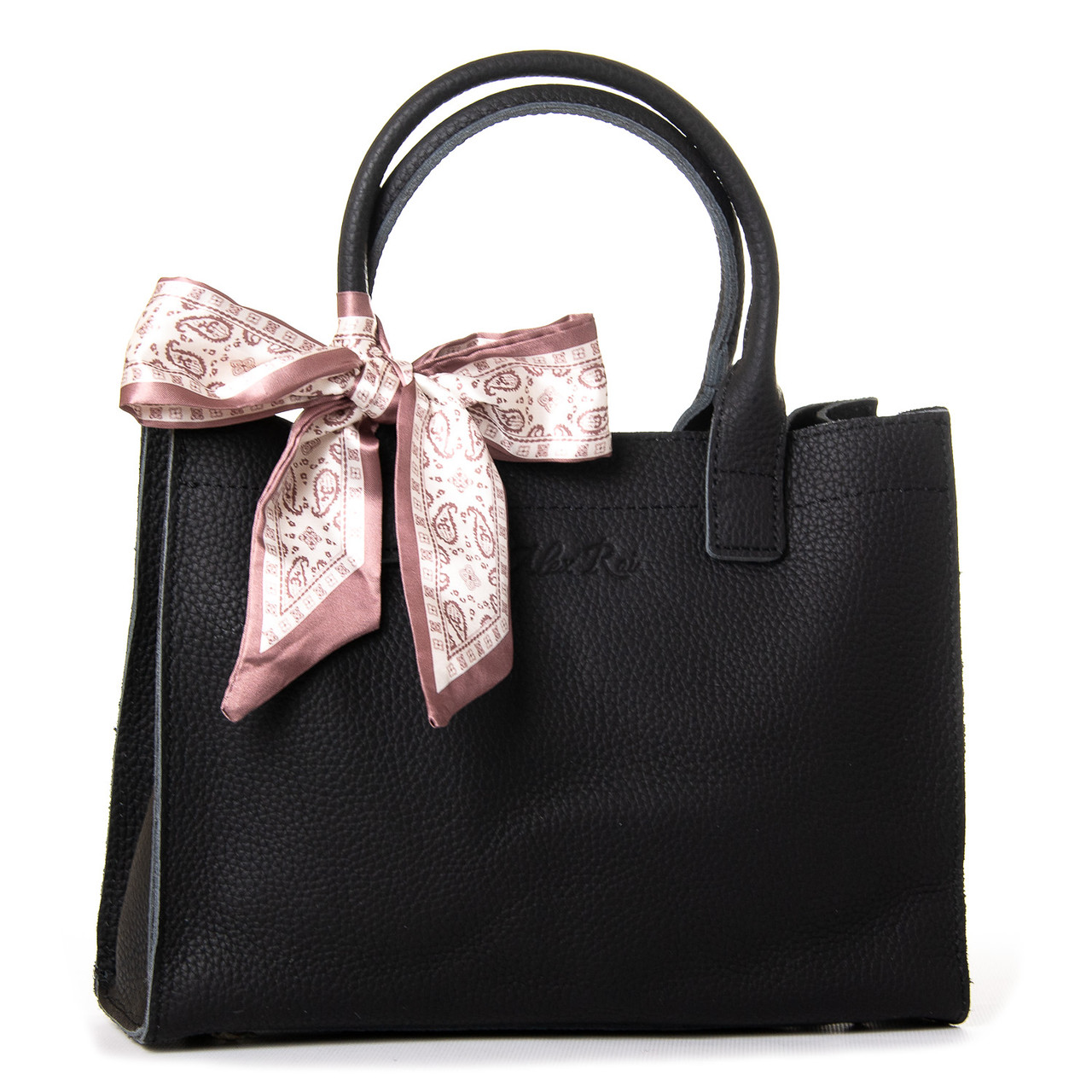 Жіноча шкіряна сумка з двома ручками ALEX RAI 1556 black, фото 1