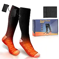 Fiqops Шкарпетки з підігрівом Спортивні шкарпетки 4200 мА·год Шкарпетки з електричним підігрівом для ніг