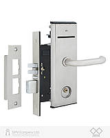 Замок JWM M1000-А-PP U-handle MAGNETIC нерж.сталь матова Mortise-A BS65мм 28,5 мм Squared SS RIGHT 38-55 мм