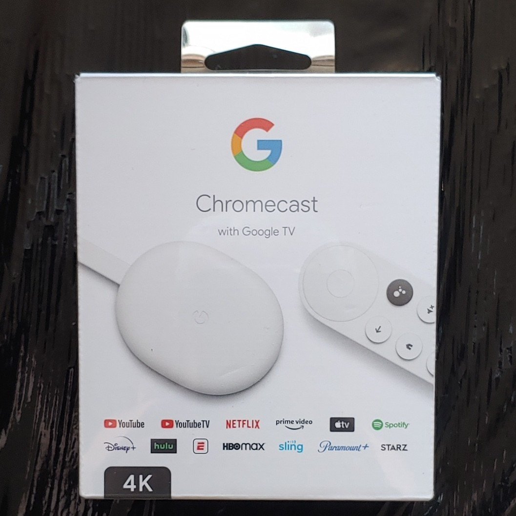 Медіаплеєр Google Chromecast TV 4K смарт тв приставка