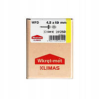 Кровельные саморезы 3005 Wkret-Met 4,8 х19 мм по металлу (250 шт.) с резиновой шайбой EDPM для металлочерепицы