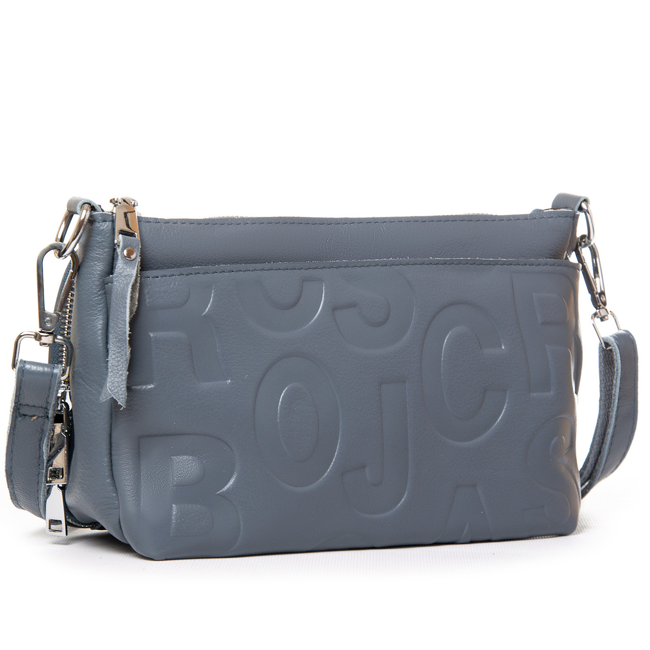 Жіноча сумка шкіряна маленька синя ALEX RAI 8912-9 blue, фото 1