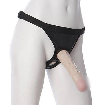 Трусики зі страпоном Doc Johnson Vac-U-Lock 8 Inch Classic Dong Ultra Harness, ПВХ, діаметр 3,8см Bomba💣