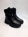 Зимові черевики для дівчинки Apawwa 1011 D black чорні р.34,35, фото 3