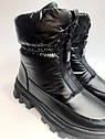 Зимові черевики для дівчинки Apawwa 1011 D black чорні р.34,35, фото 4