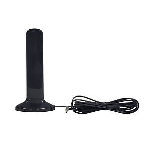 4G антена автомобільна TS-9 потужністю 16 dBi дії 800/900/1800/2100/2600 МГц Потужний магніт (Black), фото 3