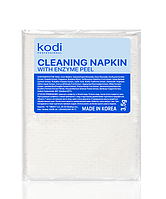 Серветка безворсова для очищення обличчя Kodi Professional Cleaning napkin з ензимами