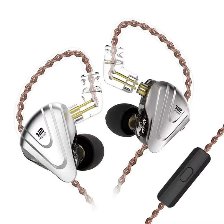 ⇒ KZ ZSX Terminator (black with mic.) - це гібридні 6-драйверні дротові навушники (1DD+5BA)!