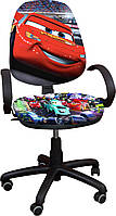 Детское компьютерное кресло на роликах Поло РМ "Тачки-2"