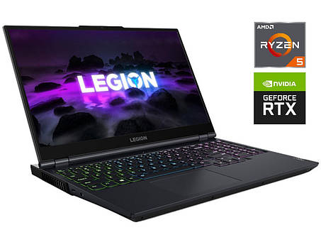 Ігровий ноутбук Lenovo Legion 5 15ACH6H/ 15.6" 1920x1080/ Ryzen 5 5600H/ 16GB RAM/ 1000GB SSD+512GB SSD/ RTX 3070 6GB, фото 1