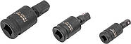 Набір перехідників на шарнірах 1/4", 3/8", 1/2" Falon Tech FT11803, фото 3