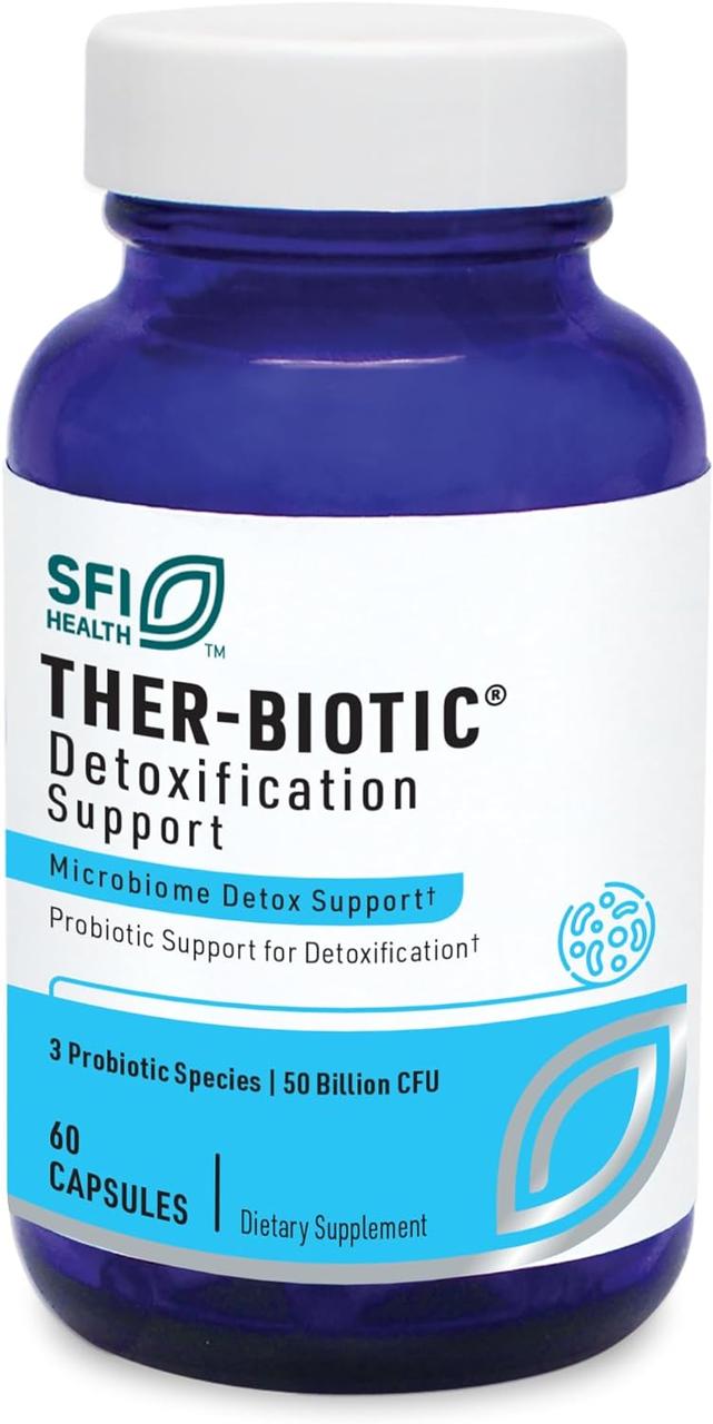 Klaire Ther-Biotic® Detoxification Support / Пробіотик для підтримки детоксикації 60 капсул